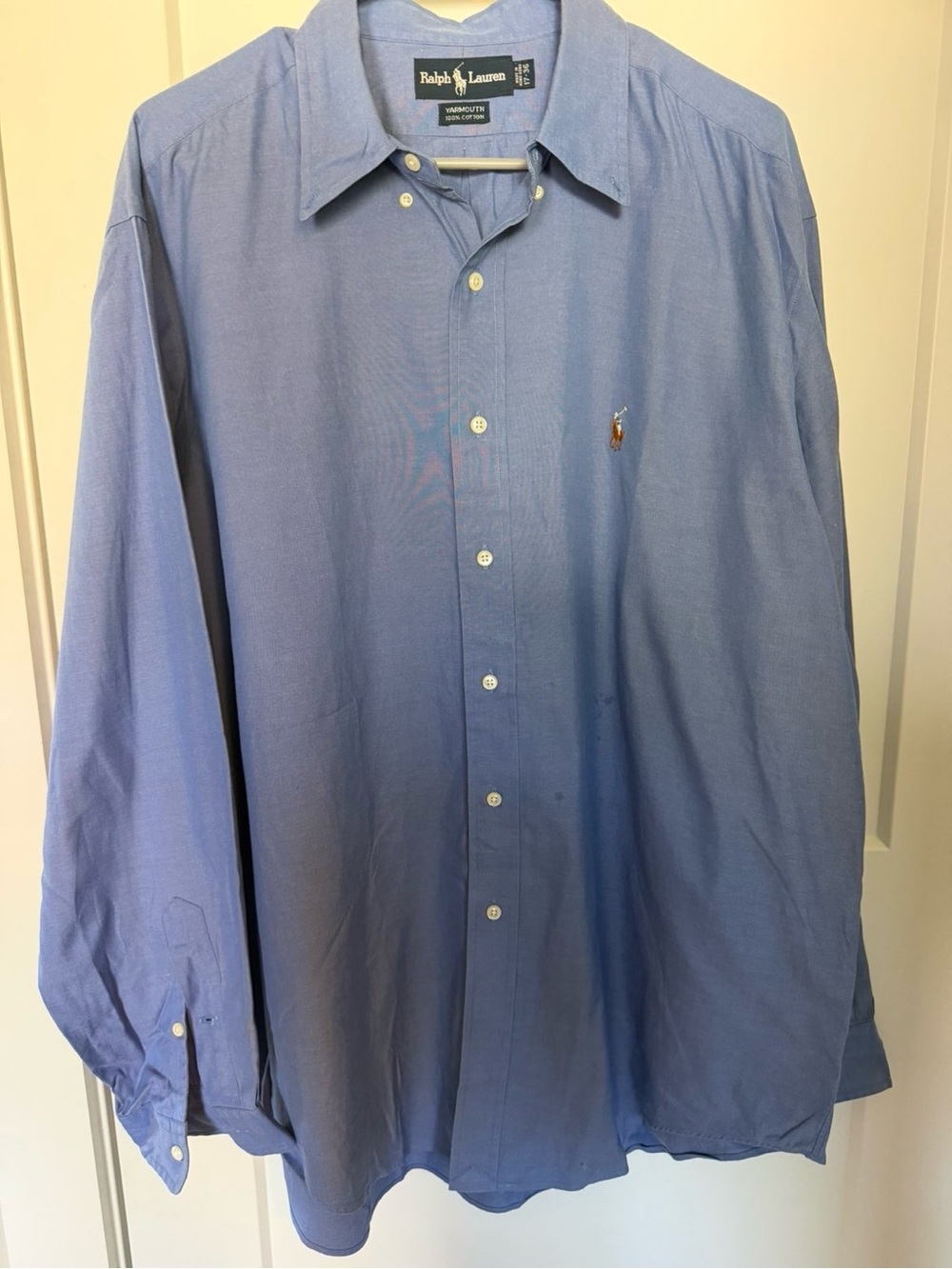 Ralph Lauren Light Blue Long-Sleeve Dress Shirt